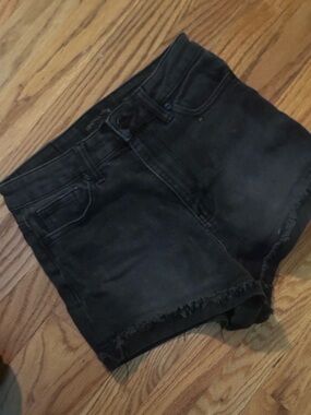 Kendall & Kylie Black Denim Cutoff Shorts